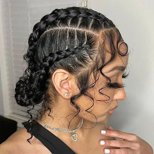 Perruques Full Lace 100 % cheveux humains pour femmes, perruque brésilienne lisse HD, sans colle, prête à porter, pré-épilée